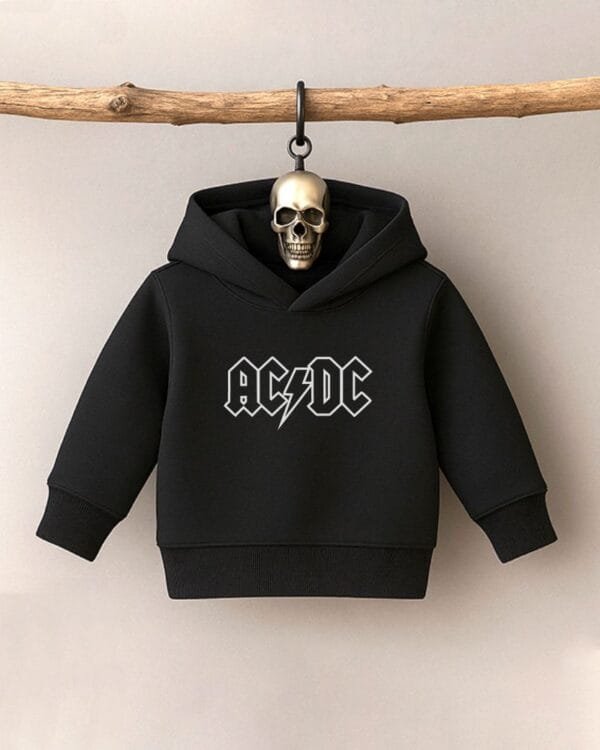 Moletom de Bebê e Infantil Capuz Rock Banda ACDC