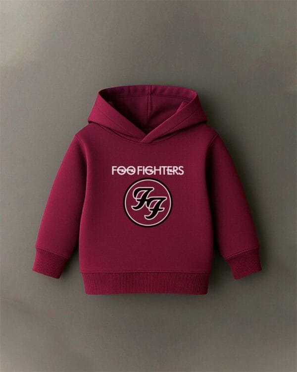 Moletom de Bebê e Infantil Capuz Rock Banda Foo Fighters
