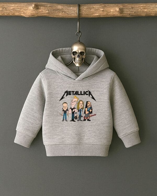 Moletom de Rock Bebê Infantil Banda Metallica
