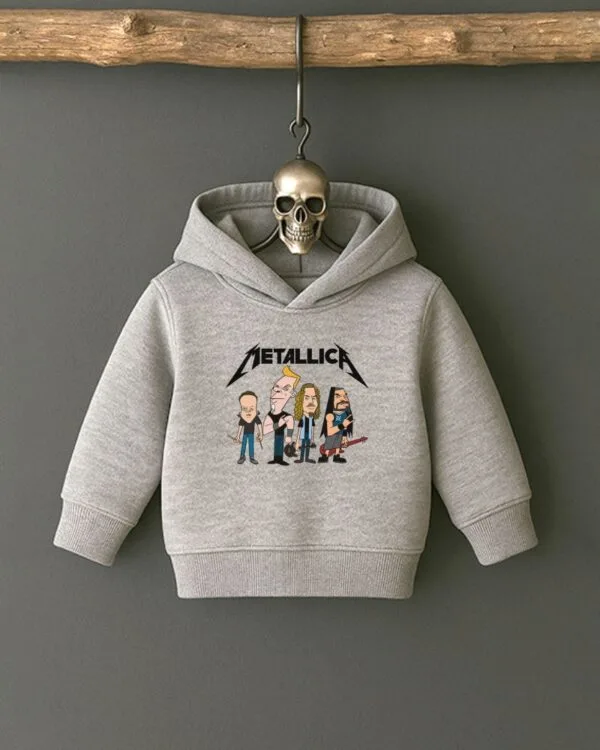 Moletom de Rock Bebê Infantil Banda Metallica