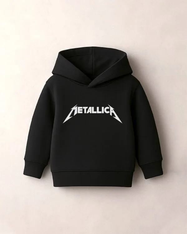 Moletom de Bebê e Infantil Capuz Rock Banda Metallica