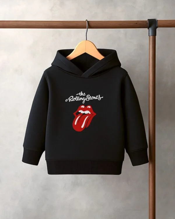 Moletom de Bebê Capuz Rock Banda The Rolling Stones