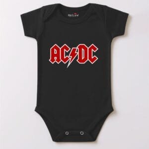 Body de Rock Bebê do ACDC