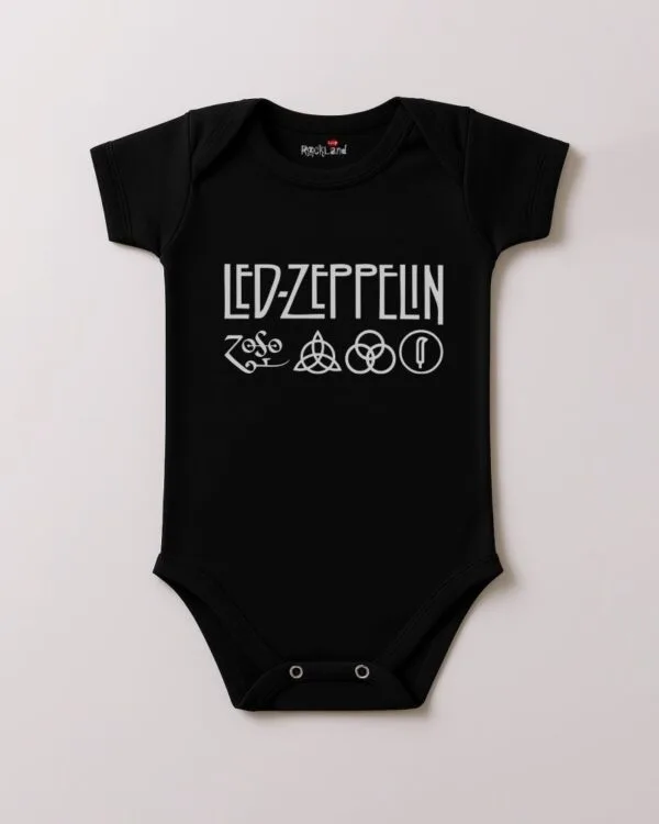 Body de Rock Bebê Banda Led Zeppelin