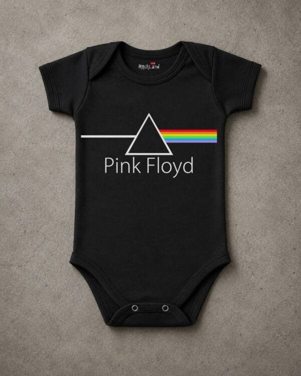 Body de Rock Bebê Banda Pink Floyd