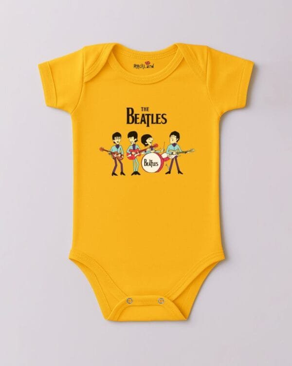 Body de Rock Bebê Banda The Beatles