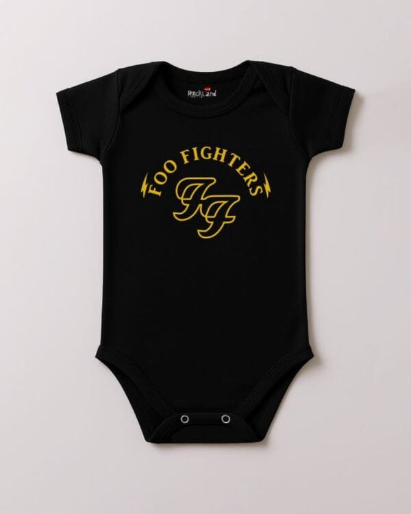 Body de Rock Bebê Banda Foo Fighters