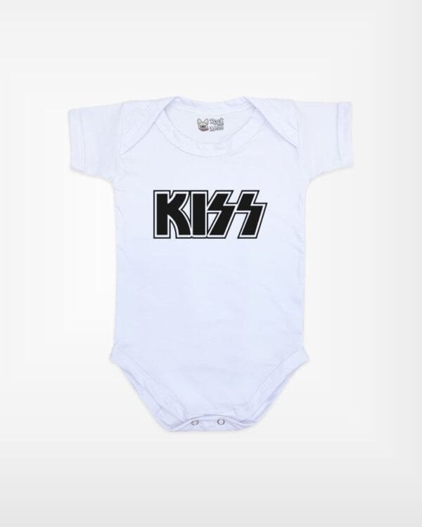Body de Rock Bebê Banda Kiss - Imagem 4