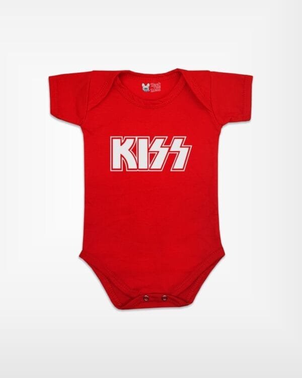 Body de Rock Bebê Banda Kiss - Imagem 2