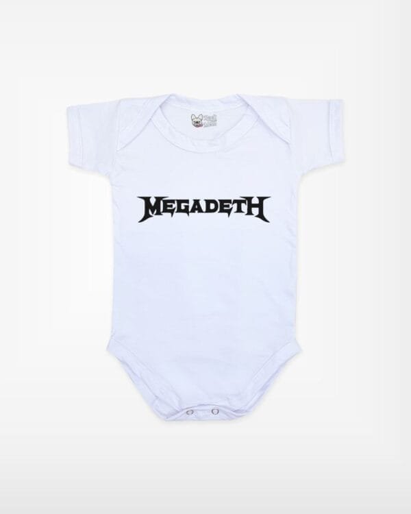 Body de Rock Bebê Banda Megadeth - Imagem 3