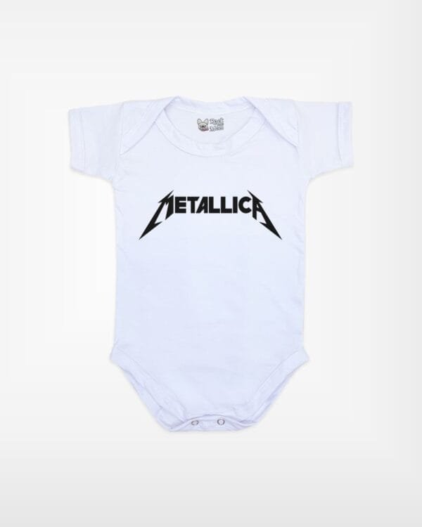 Body de Rock Bebê Banda Metallica - Imagem 2