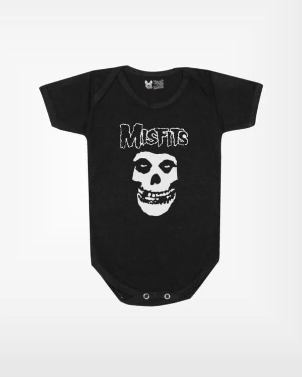 Body de Rock Bebê Banda Misfits