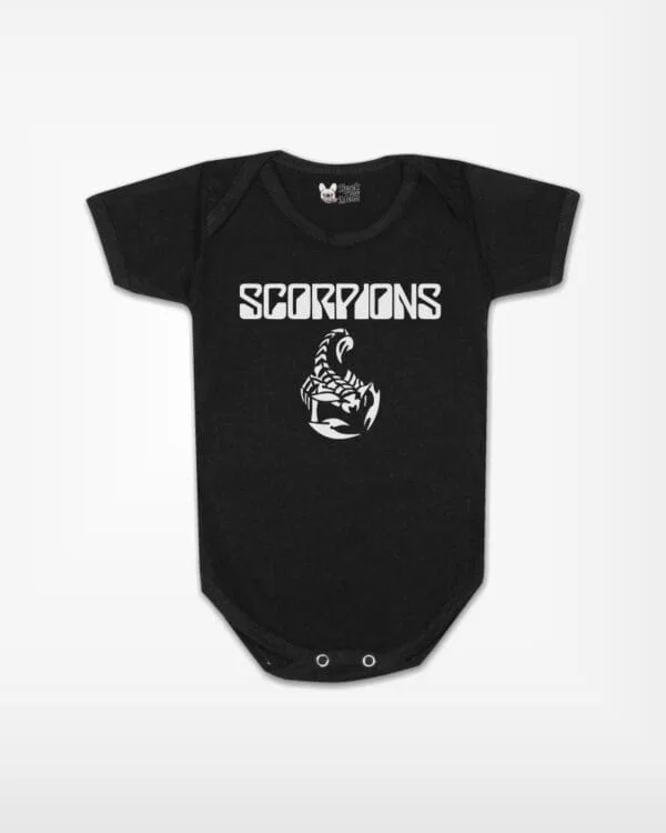 Body de Rock Bebê Banda Scorpions