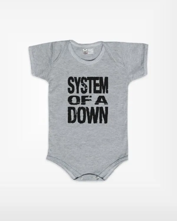 Body de Rock Bebê Banda System of a Down