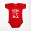 Body de Bebê Born To Rock