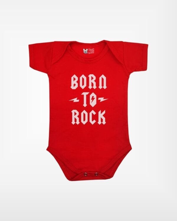 Body de Bebê Born To Rock
