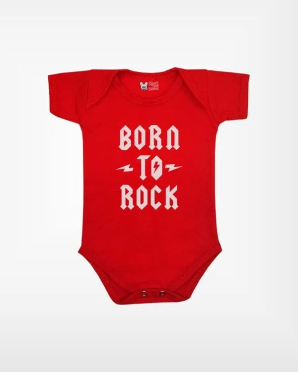 Body de Bebê Born To Rock