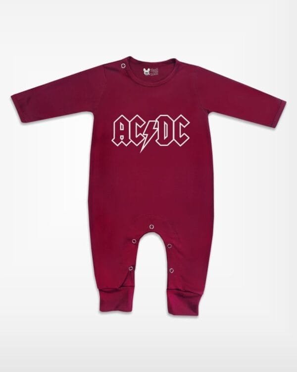 Macacão de Rock Bebê Banda ACDC - Imagem 4