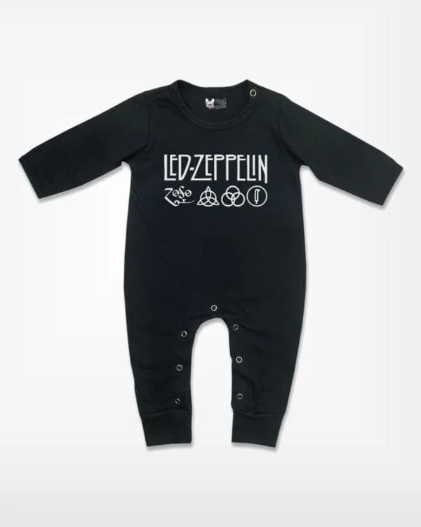 Macacão de Rock Bebê Banda Led Zeppelin