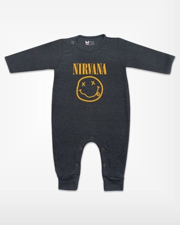 Macacão de Rock Bebê Banda Nirvana - Imagem 3