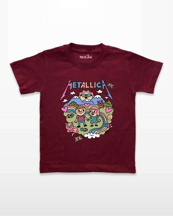 Camiseta Infantil de Rock Metallica Cute Sean Solomon - Imagem 4