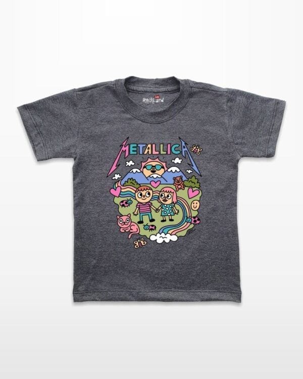 Camiseta Infantil de Rock Metallica Cute Sean Solomon - Imagem 2