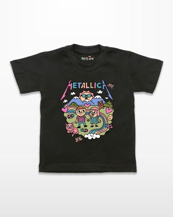Camiseta Infantil de Rock Metallica Cute Sean Solomon - Imagem 3