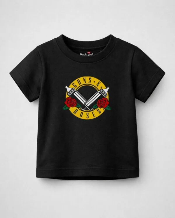 Camiseta Infantil de Rock Guns´ N Roses Mamadeira