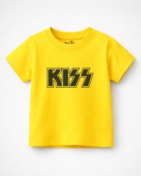 Camiseta Infantil de Rock Banda Kiss