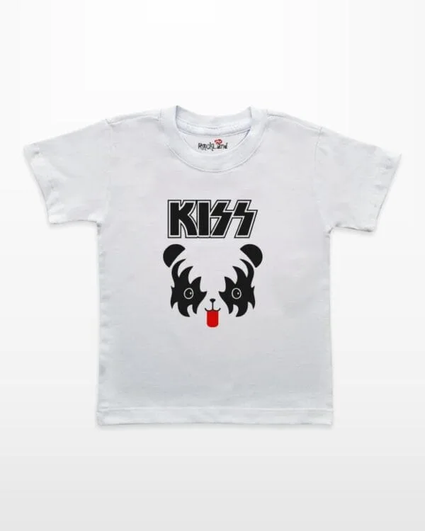 Camiseta Infantil de Rock Banda Kiss Baby