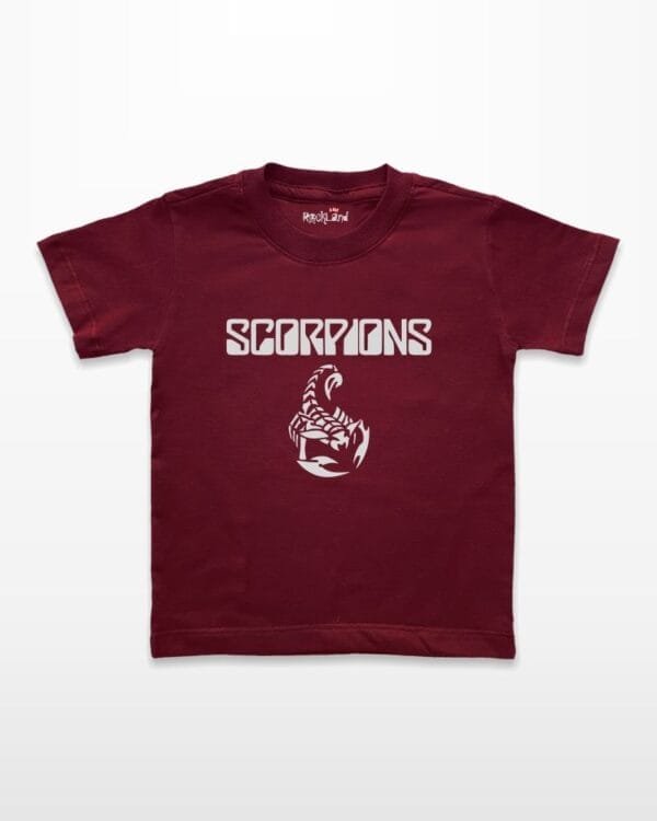 Camiseta Infantil de Rock Banda Scorpions - Imagem 4