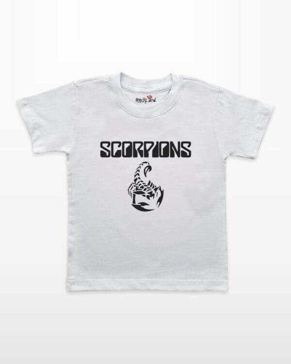 Camiseta Infantil de Rock Banda Scorpions - Imagem 2