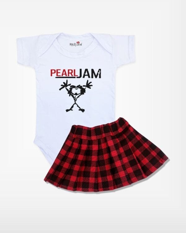 Conjunto de Bebê Rock Banda Pearl Jam - Imagem 2