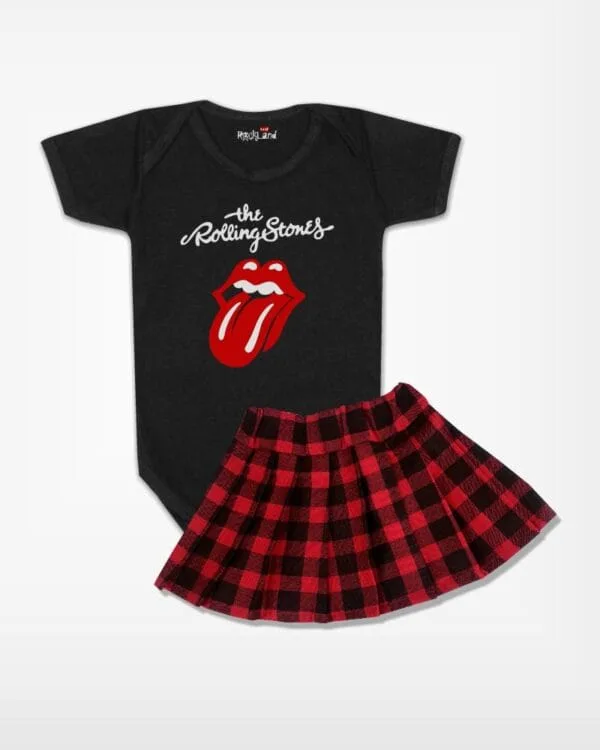 Conjunto de Bebê Rock The Rolling Stones