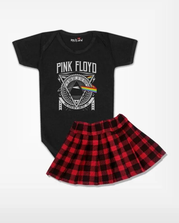 Conjunto de Bebê Rock Banda Pink Floyd