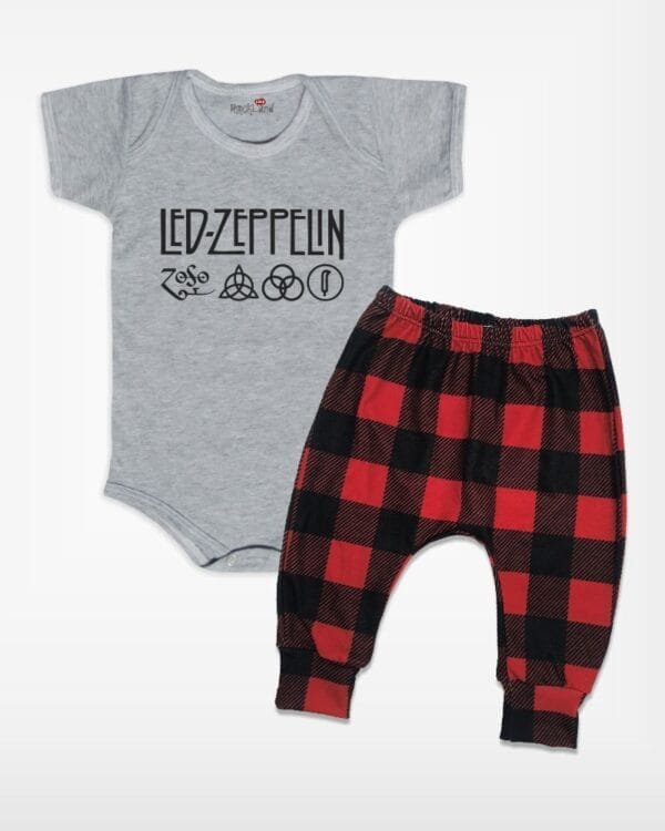 Conjunto de Bebê Rock Banda Led Zeppelin - Imagem 2