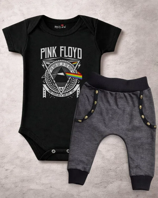 Conjunto de Bebê Rock Pink Floyd World Tour