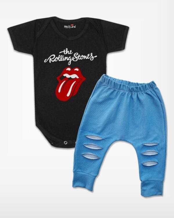 Conjunto de Bebê Rock Rolling Stones