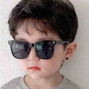Óculos de Sol Bebê Estiloso Preto