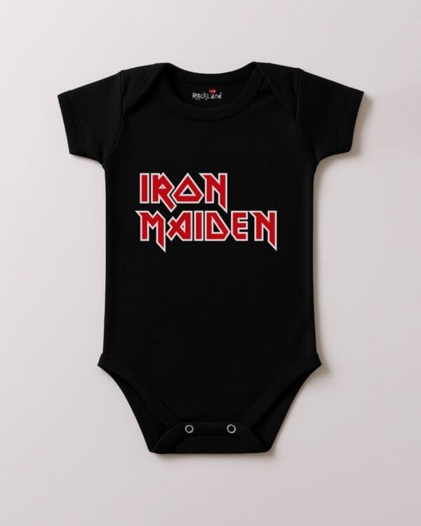 Body de Rock Bebê Banda Iron Maiden
