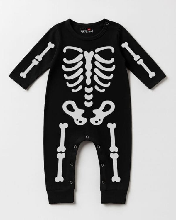 Macacão de Bebê Halloween Esqueleto - Imagem 2