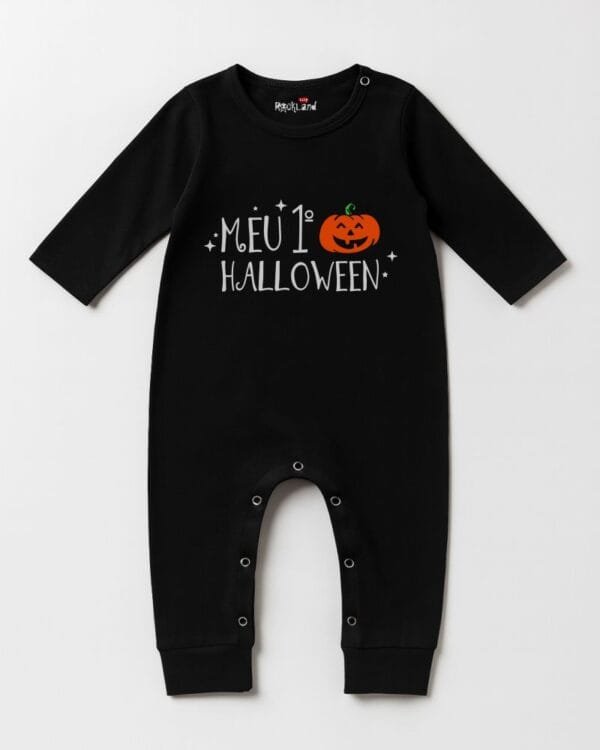 Macacão de Bebê Meu Primeiro Halloween