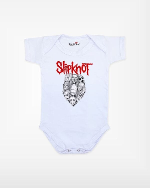 Body de Bebê Rock do Slipknot Banda - Imagem 2