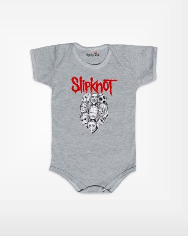 Body de Bebê Rock do Slipknot Banda - Imagem 3