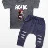 Conjunto Infantil de Rock Banda ACDC - Imagem 3