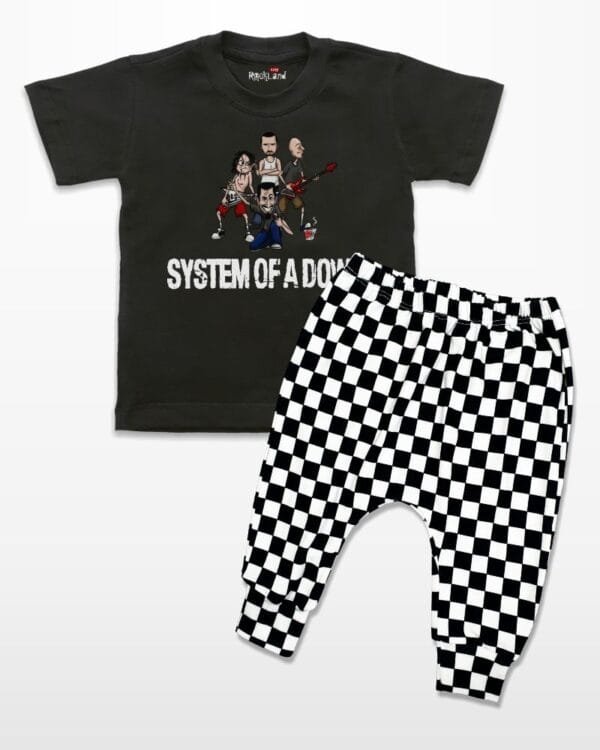 Conjunto Infantil de Rock Banda System of a Down