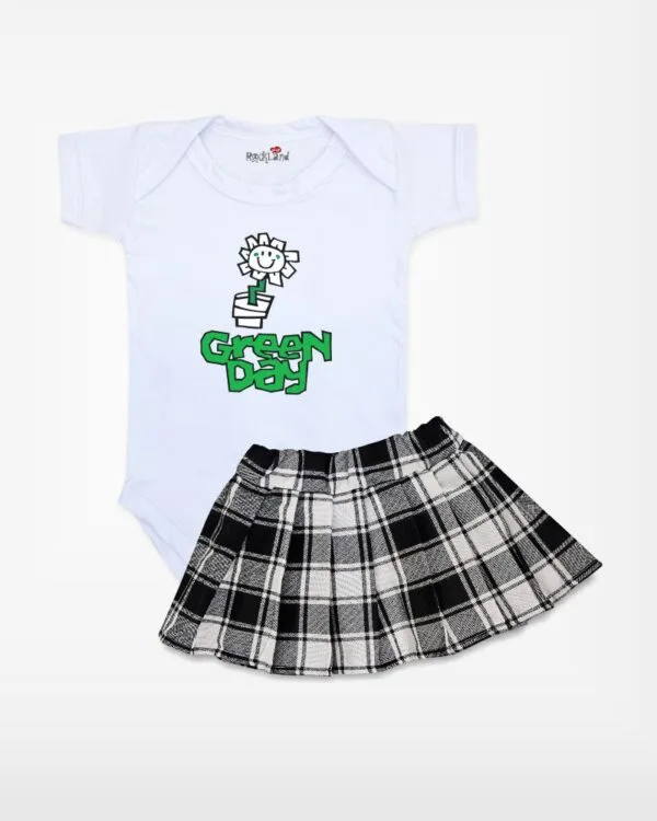 Conjunto de Bebê Rock Green Day
