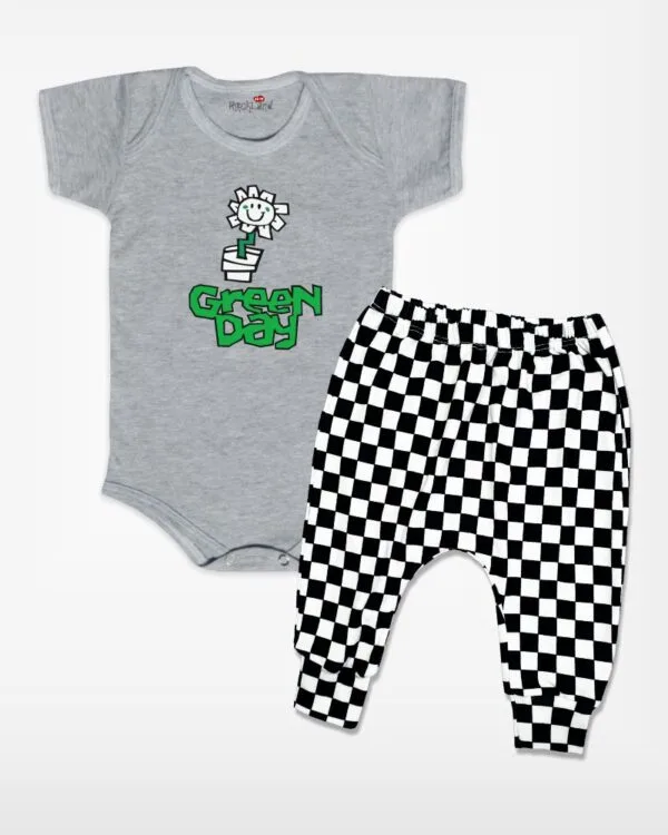 Conjunto de Bebê Rock Banda Green Day