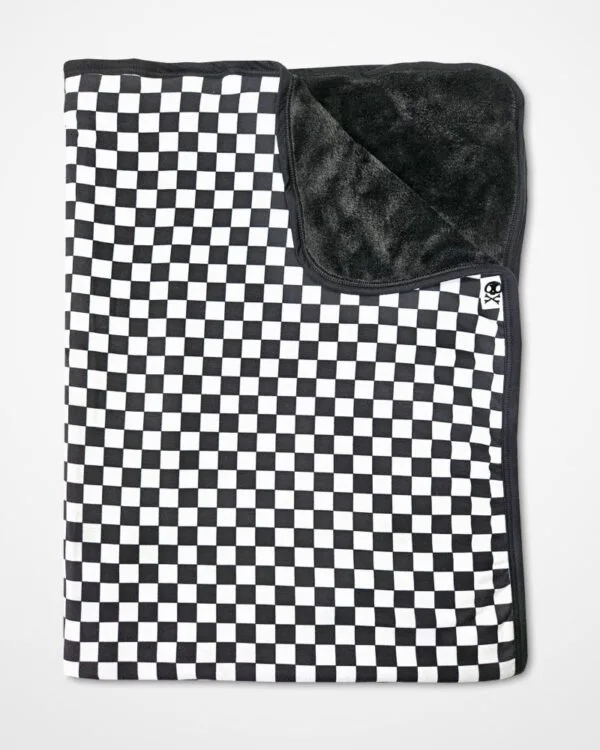 Manta de Bebê Quadriculada Dupla Face