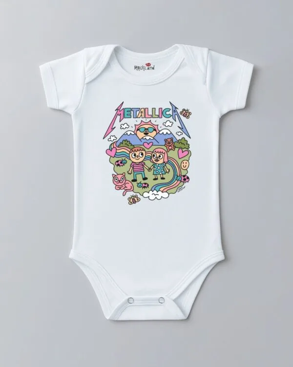 Body de Rock Bebê Metallica Cute - Imagem 2